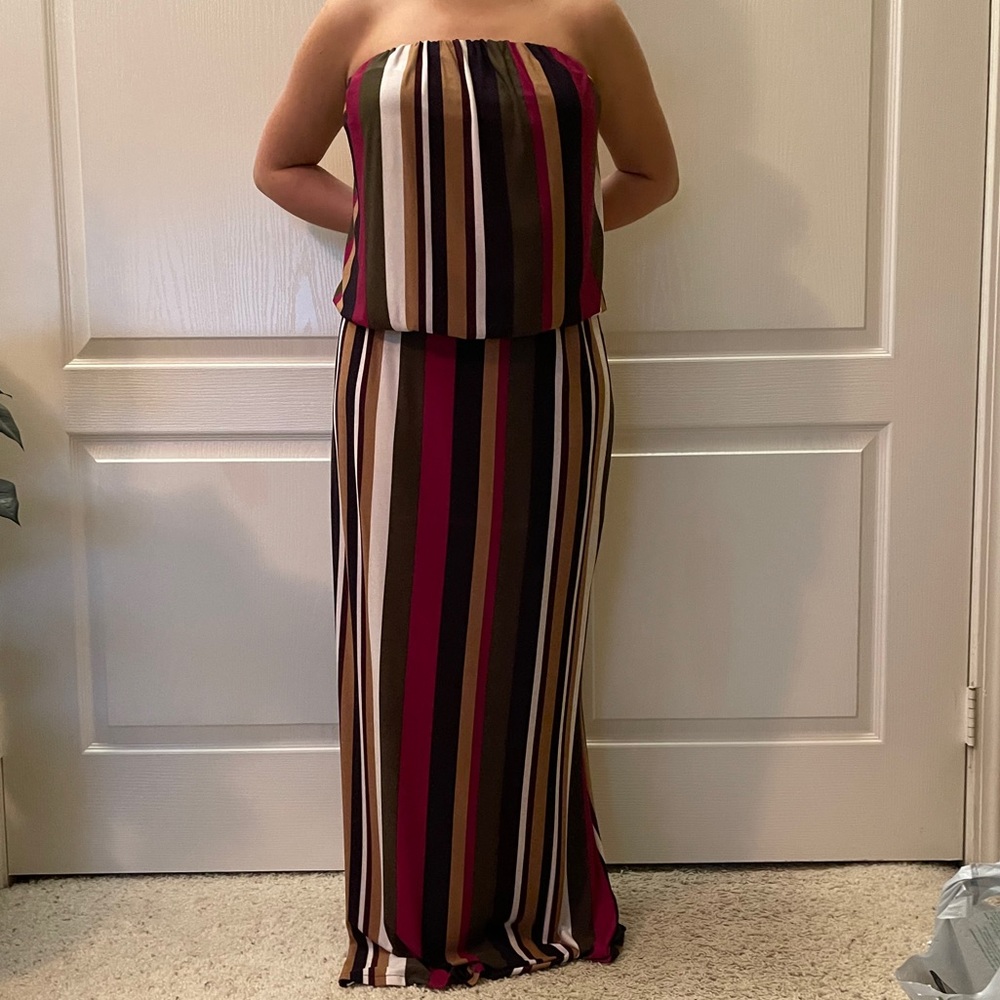 Rainbow Maxi Sundress